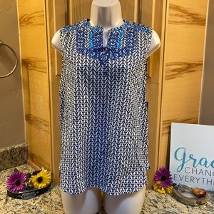 J Crew tank top w front embellish Small 4 GUC